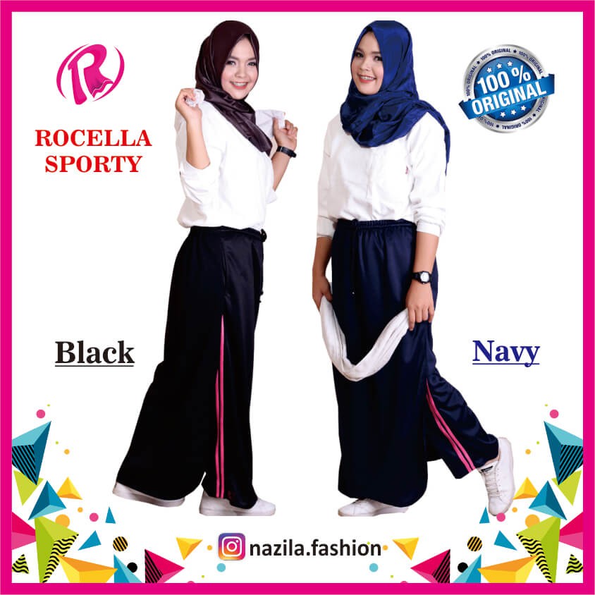 ROK CELANA WANITA / CELANA ROK MUSLIMAH / CELANA TRAINING MURAH