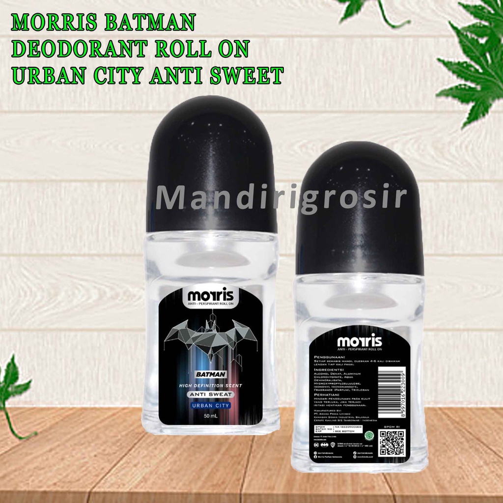 Morris Deodorant Batman * Deodorant Morris * Anti Sweat * Urban City Roll On