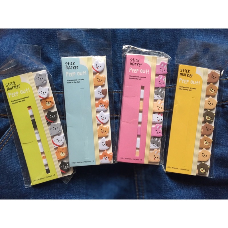 

Sticky Notes / Memopad Kecil Motif Binatang Lucu