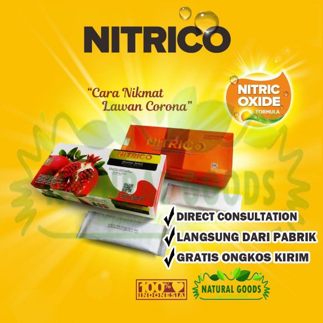 NITRICO (Nitric Oxide) - ANTI VIRUS CORONA - IMUN BOOSTER - PROMO PPKM