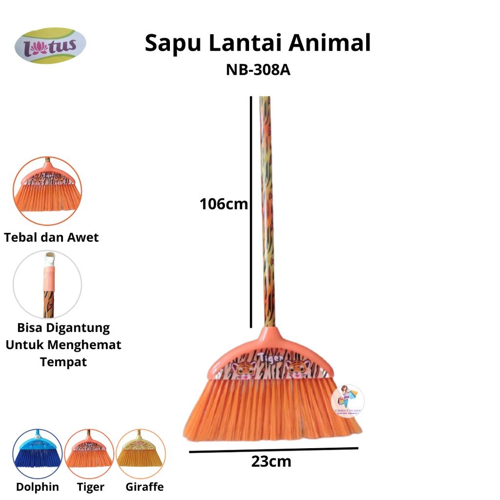 Lotus Sapu Lantai Animal NB-308A