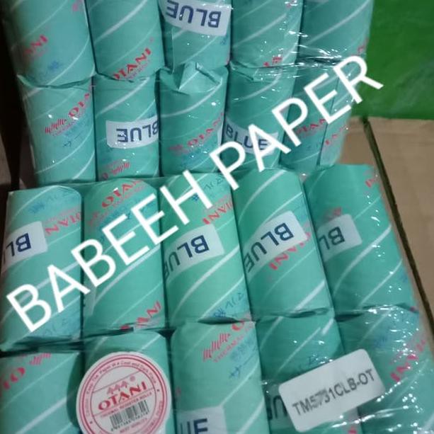 

FT-206>> Kertas Struk Thermal Otani 57x31 / 57 x 30 Blue isi 10 Roll