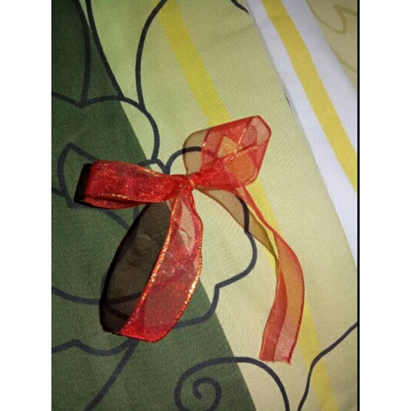 

Pita chiffon/pita hiasan/pita buket/pita kerajinan/pita handmade (harga per pcs)