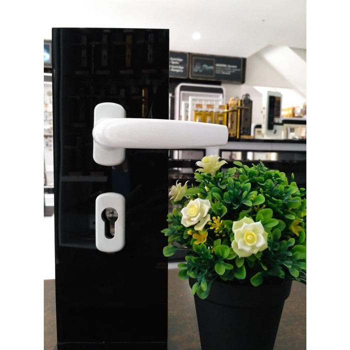 PALOMA HANDLE GAGANG PINTU ROSES HRP 801 EXO AA WHITE PUTIH