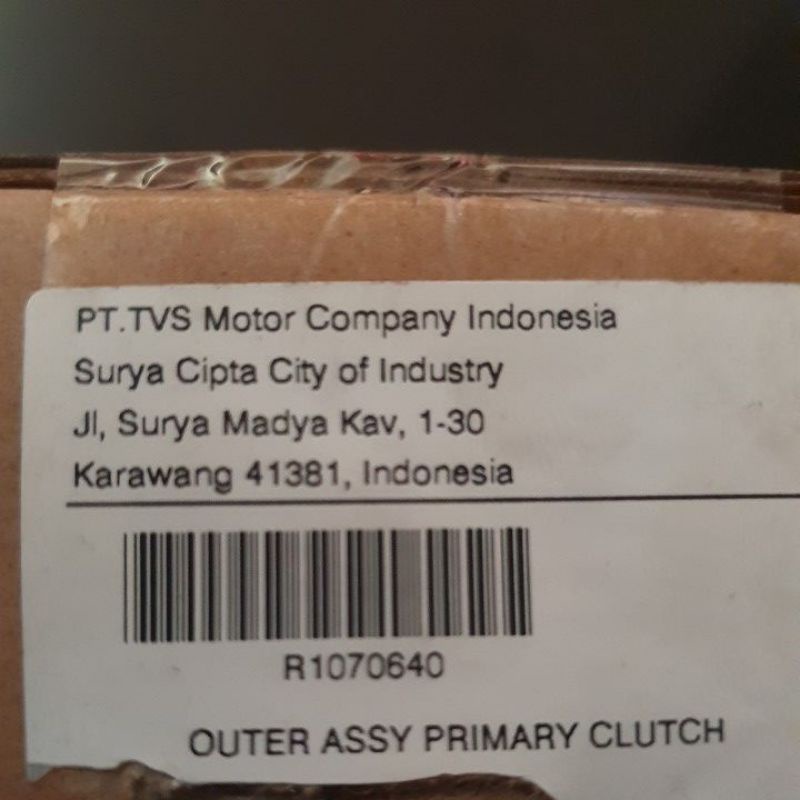 Rumah/mangkok kampas ganda Rockz TVS ( outer assy primary clutch )