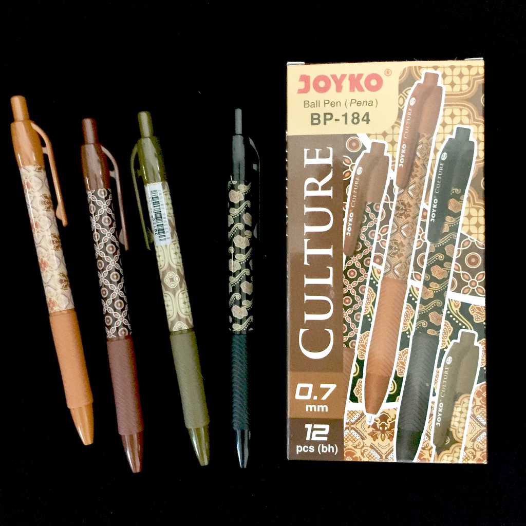 

( 1 LUSIN) Pulpen Joyko Culture/ Batik 184