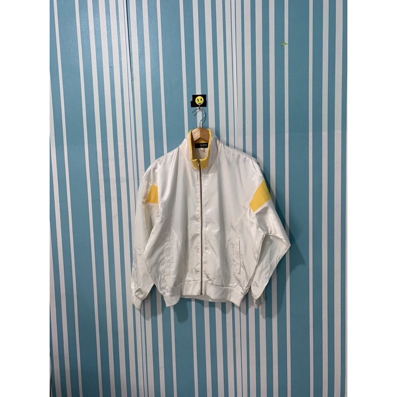 Galaxi Putih Windbreaker jaket Sepeda jaket running jaket olahraga Second Thrift