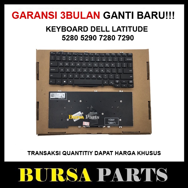 Keyboard Dell Latitude 7280 5280 5290 7290