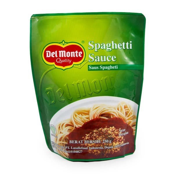 Jual DEL MONTE Spaghetti Pasta Sauce 250 Gr Saus Tomat Bolognese
