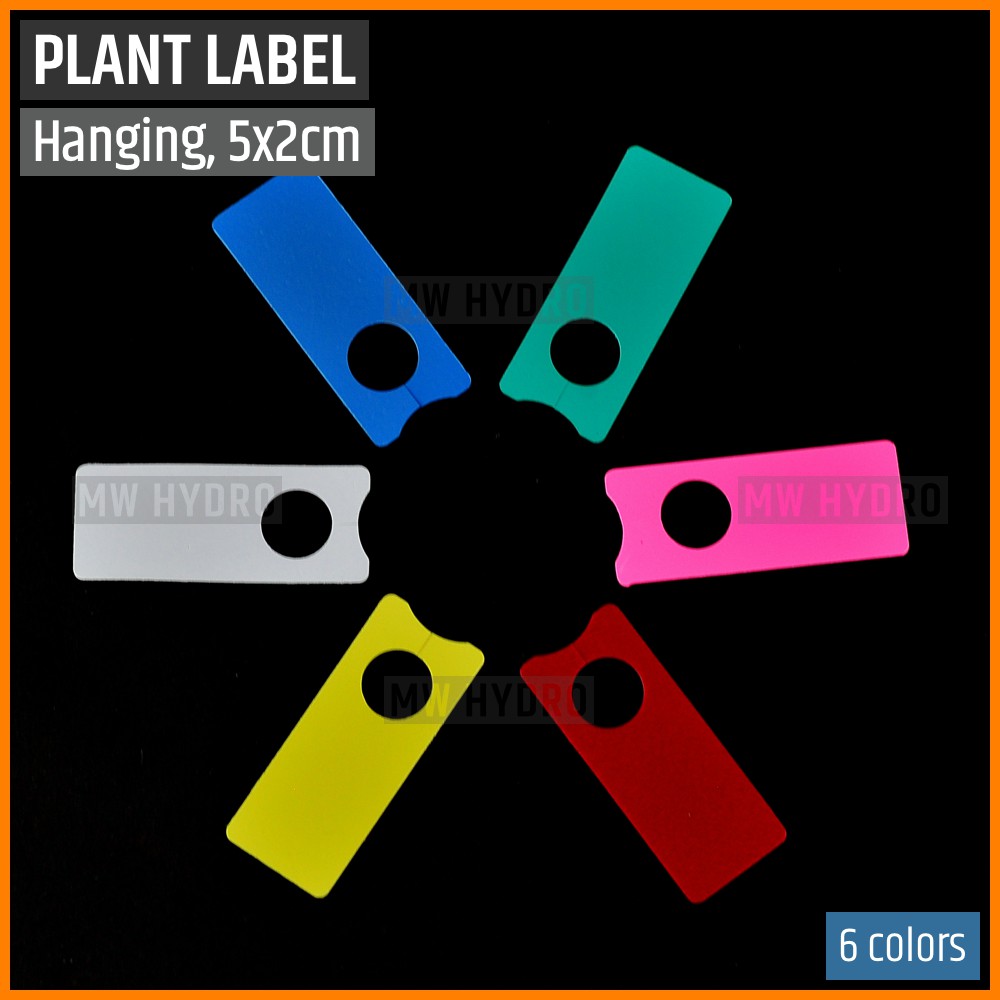 Plant Label Name Tag - Label Penanda Tanaman, Model Hanging Ring - Gantung 2x5 cm