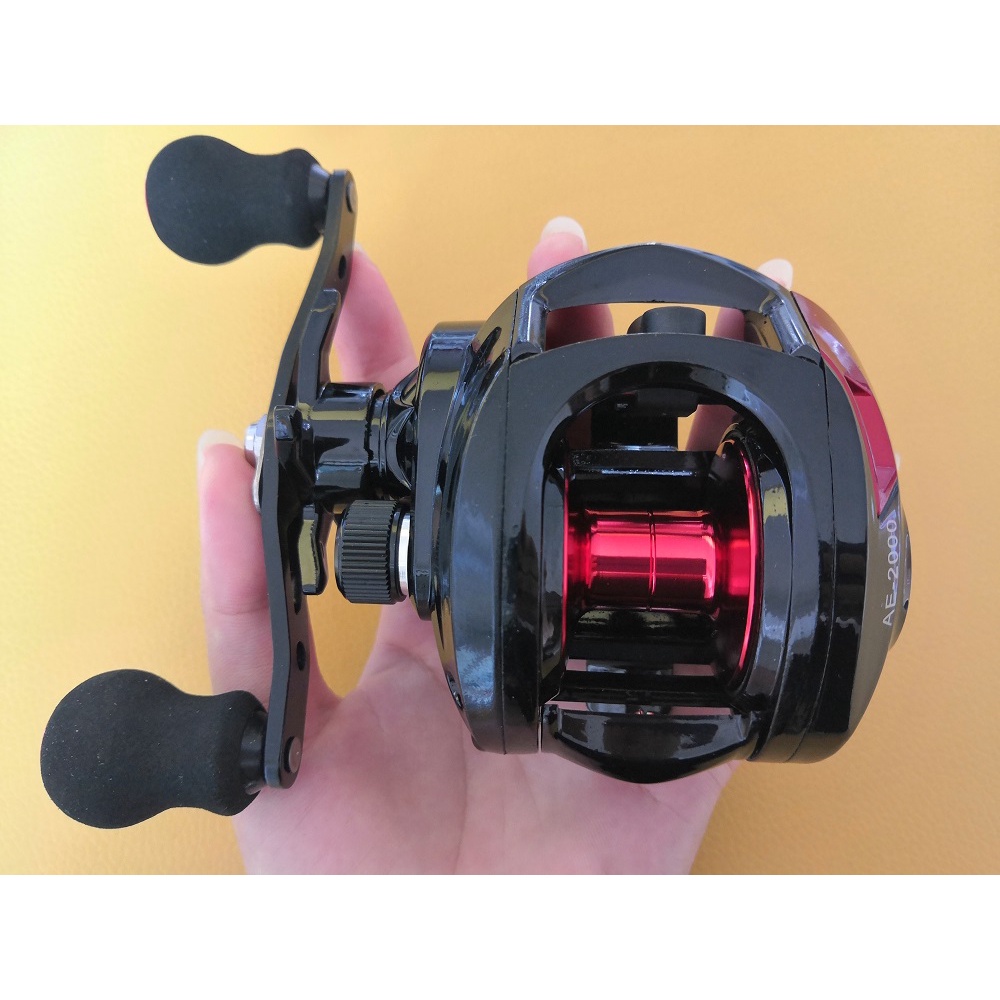 reel bc Baitcasting Reel up to 10 kg drag kiri handle 7.2:1 Perbandingan gigi reel pancing muarh