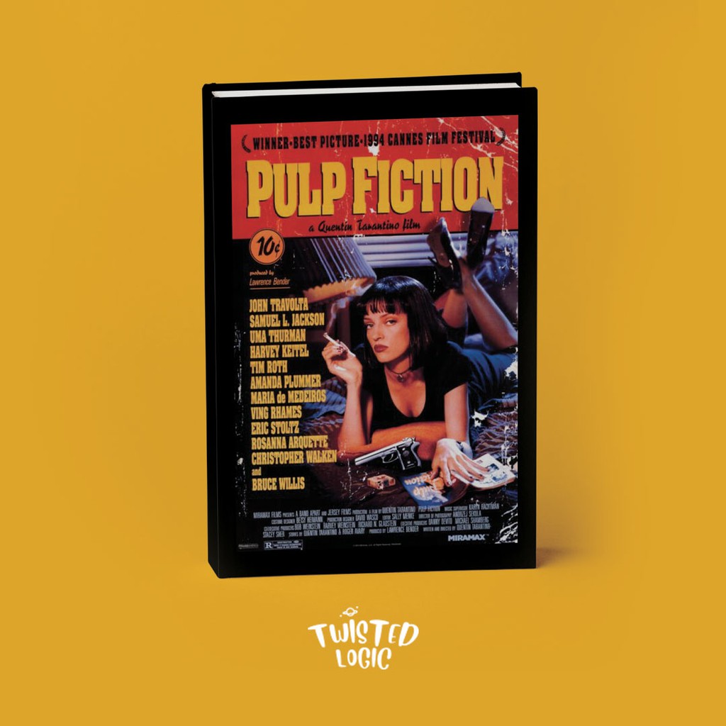 

Asthetic Notebook Hardcover | Pulp Fiction Movie