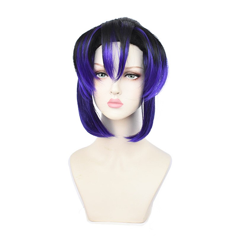 LOL-68 wig kanao kochou shinobu no yaiba rambut palsu amine cosplay