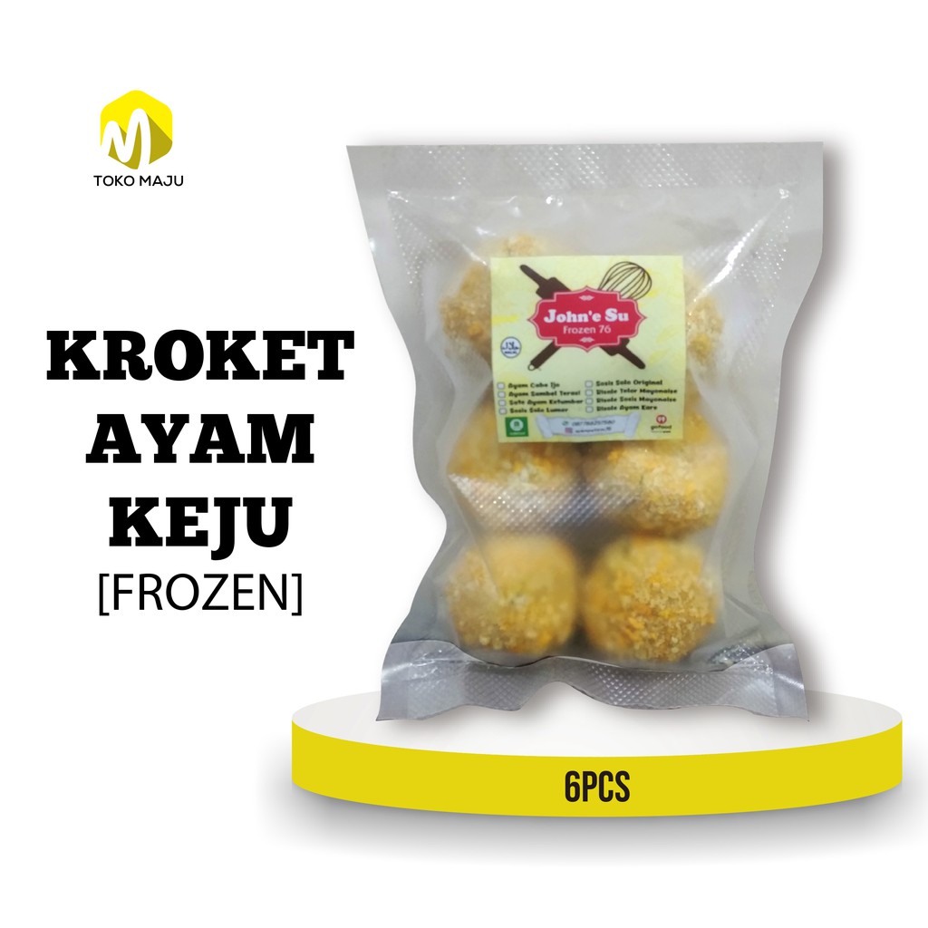 

Kroket Ayam Keju (Frozen Food) *Khusus Grab & Gojek