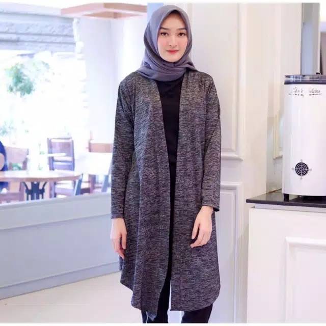 1 KG MUAT 4 PCS || LONG CARDIGAN RAJUT