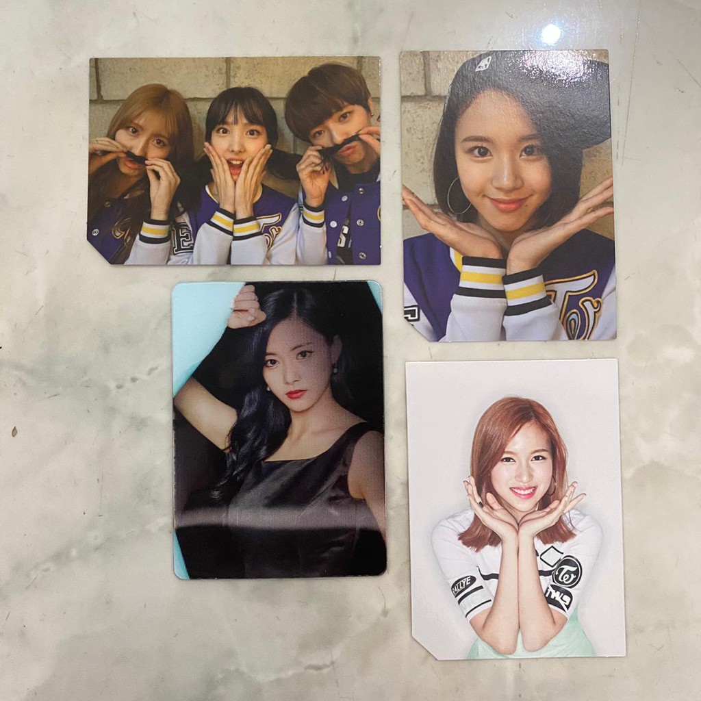 PHOTOCARD TWICE PAGE TWO TZUYU SANA NAYEON