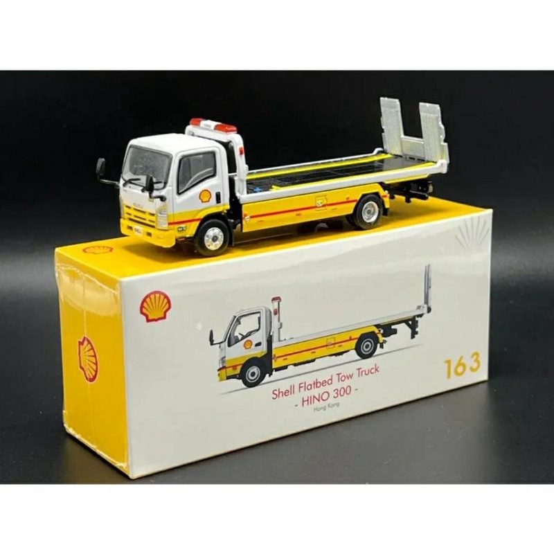 TINY Shell Flatbed Tow Truck HINO 300
