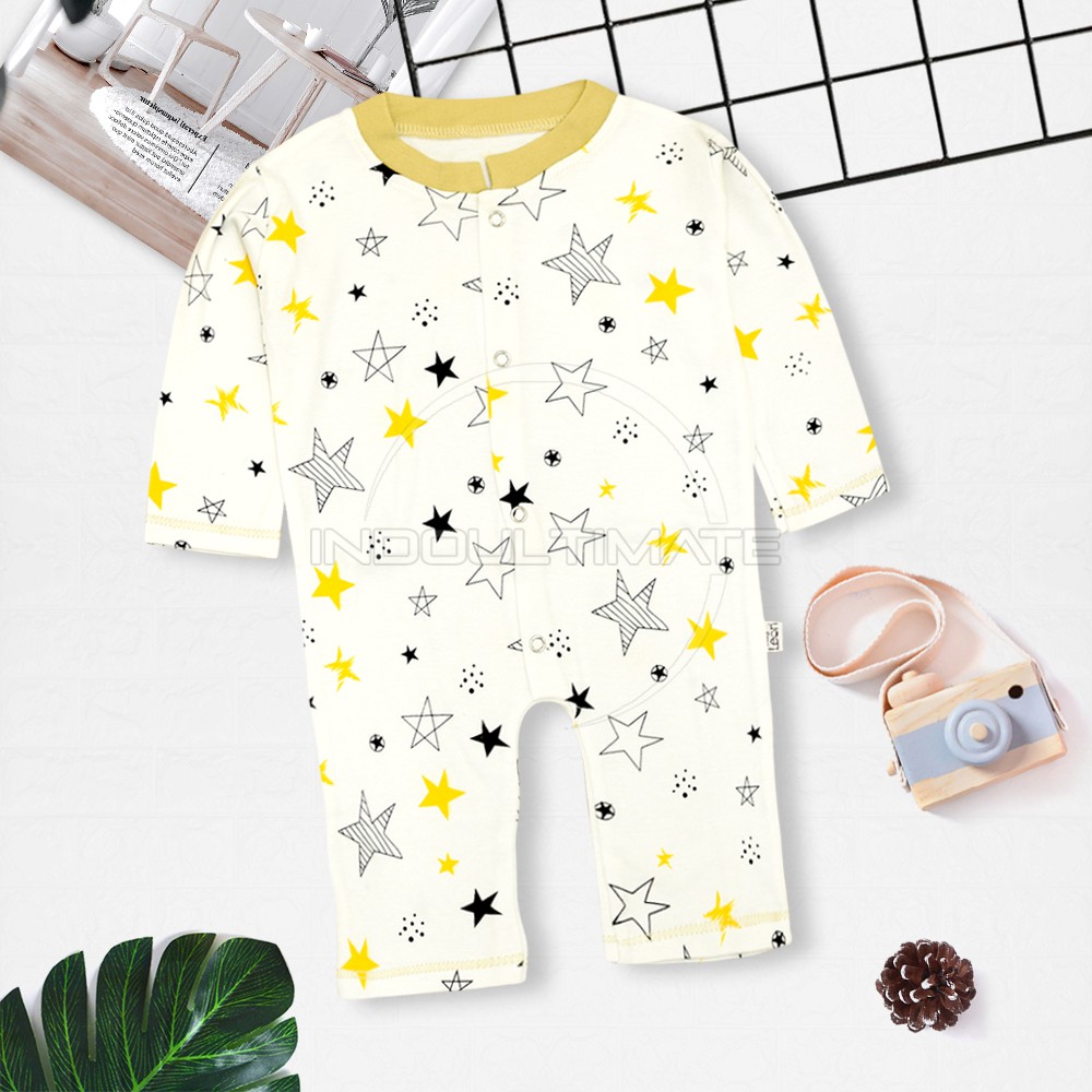 SNI Jumper Panjang 0-1th BABY LEON Sleepsuit baju tidur piyama anak Bayi GY-051 laki laki perempuan