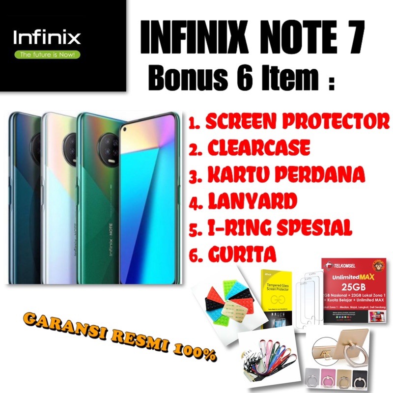PROMO INFINIX NOTE 7 [6/128] GARANSI RESMI