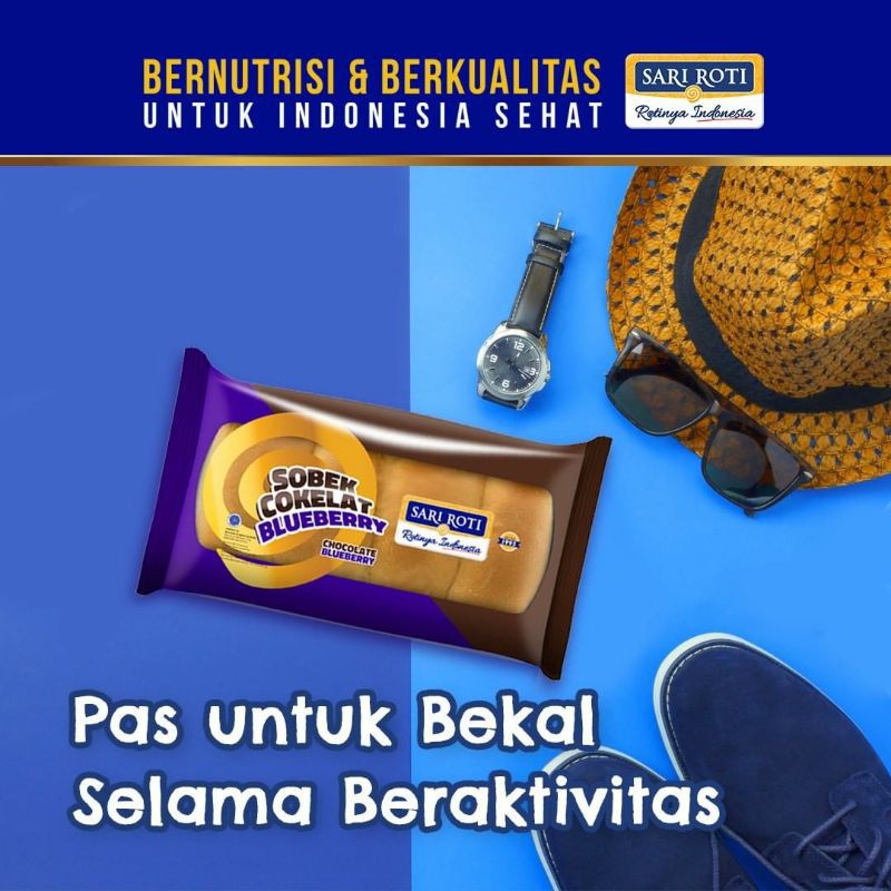 

SARIROTI SOBEK COKLAT/KEJU/SRIKAYA/STOBERI/BLUEBERRY