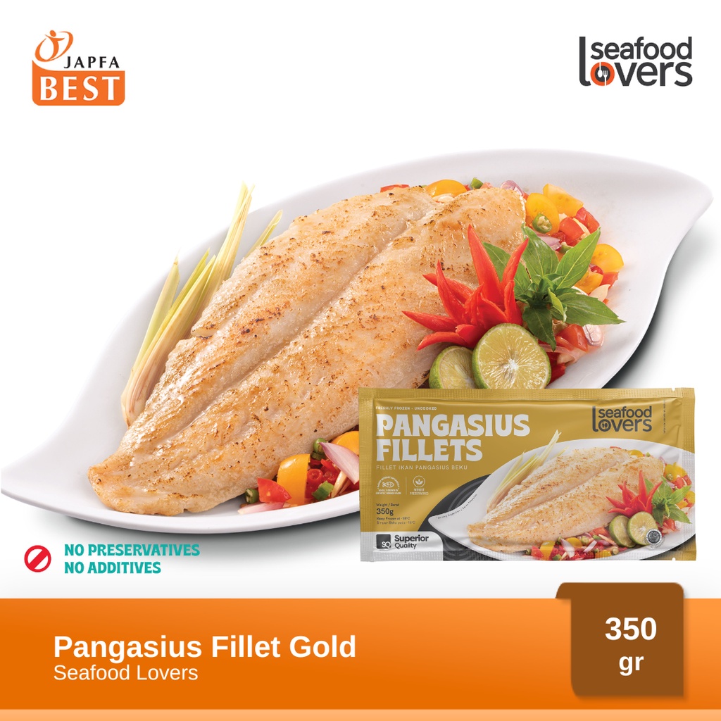 Ikan Fillet Pangasius Gold / Ikan Patin / Dory Lokal Seafood Lovers 350gr