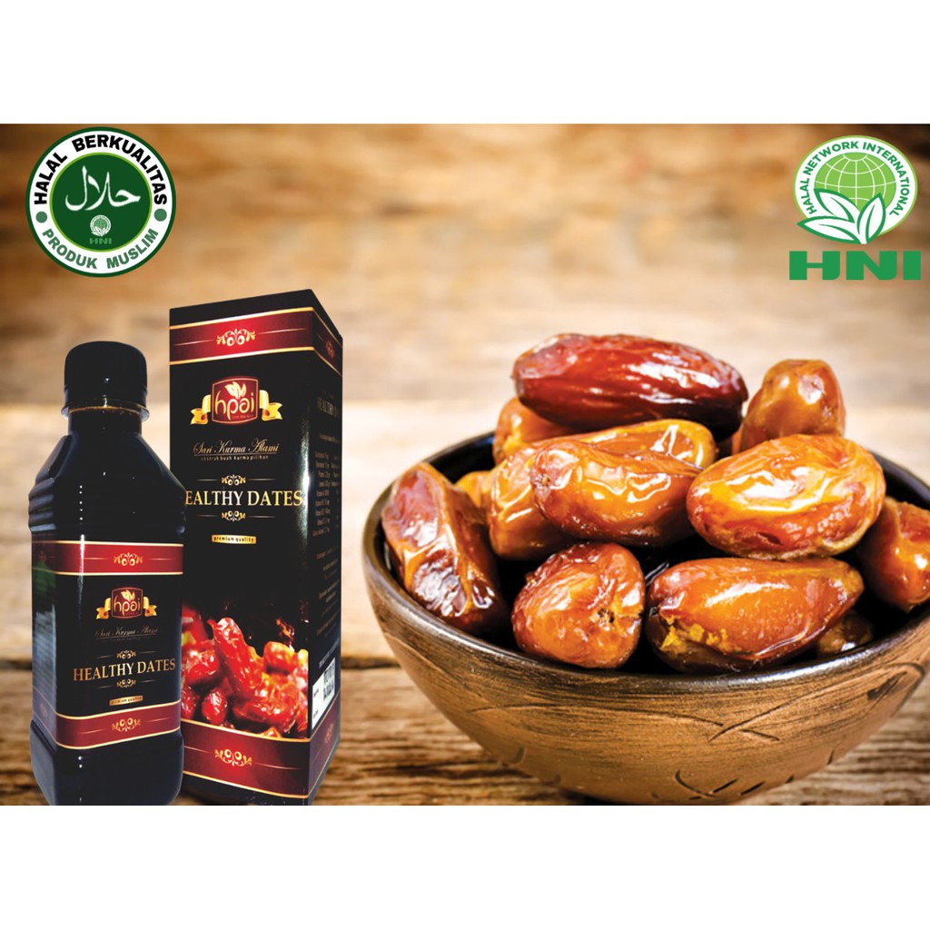 

[COD] HNI HPAI Sari Kurma Pilihan 100% Kurma Asli 350gr