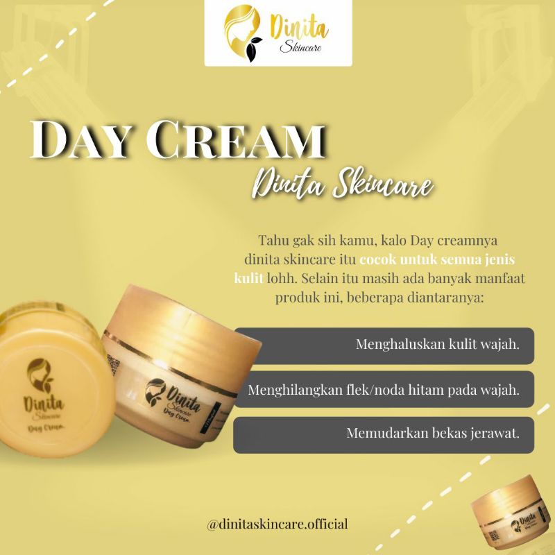 Day cream dinita forte/cream pagi skincare forte