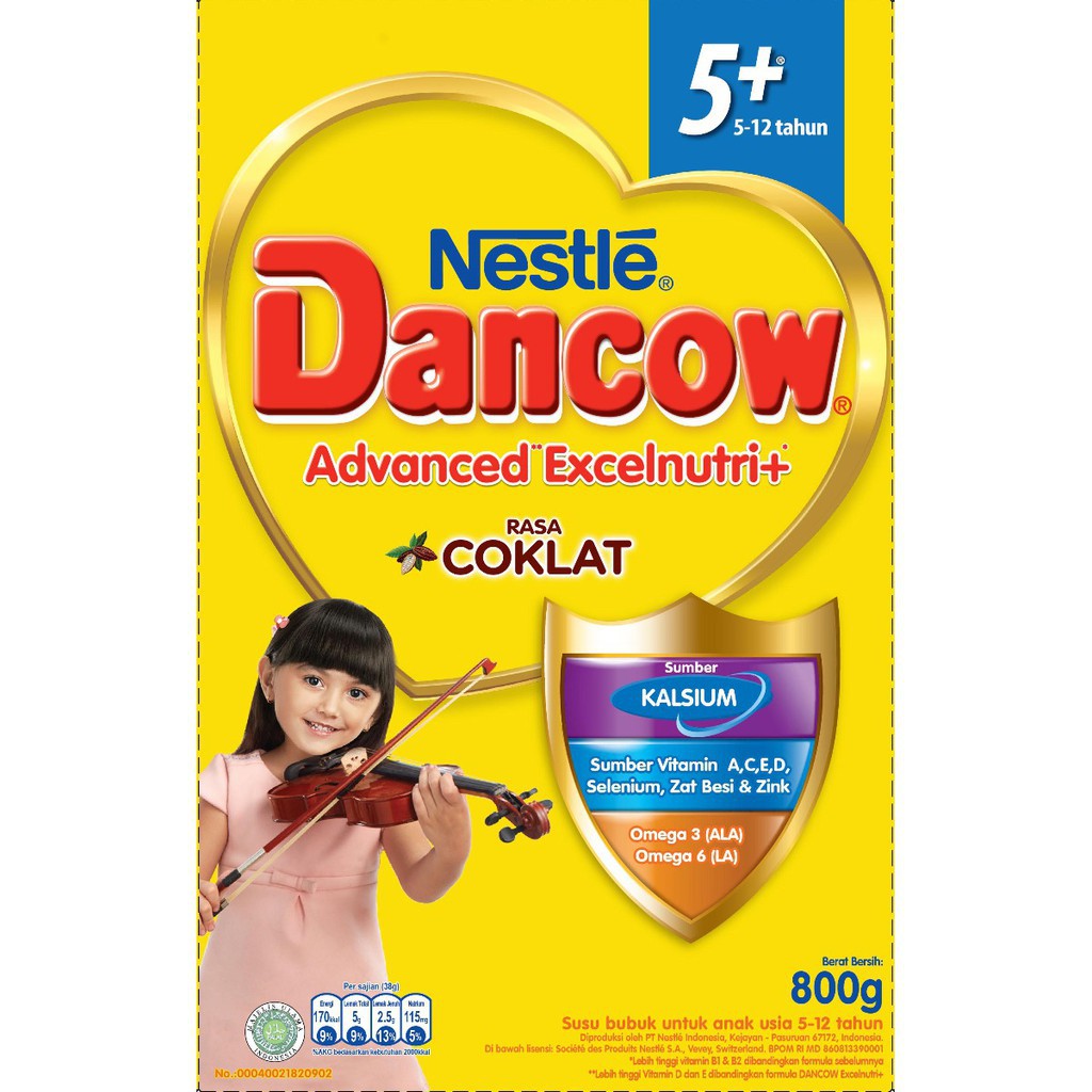 Dancow 5+ Clcn Probio Coklat 800 Gr