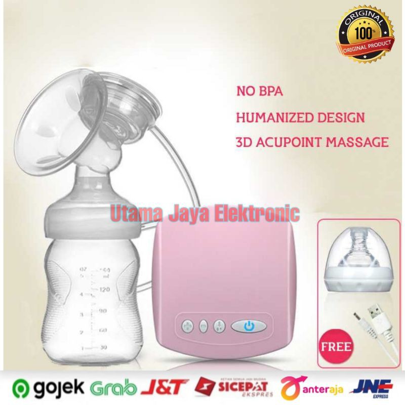 Pompa ASI Elektrik Otomatis Milk Breast Pump MZ-602