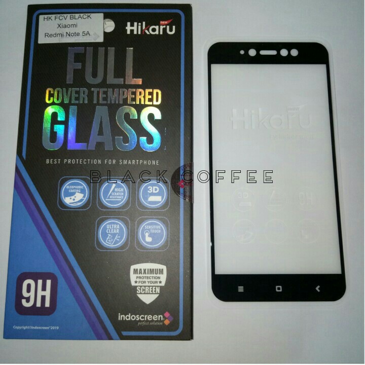 Tempered glass full xioami redmi note 5A / prime screen guard Hikaru FCV