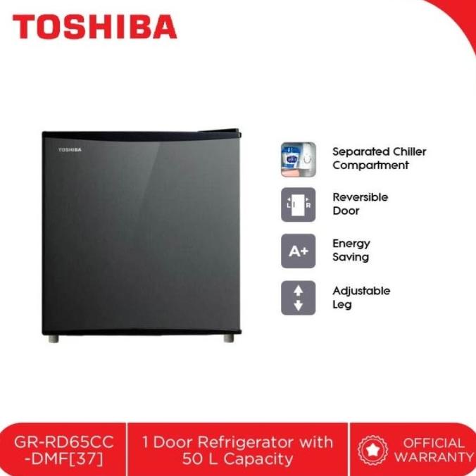 TOSHIBA 1 PINTU - MINI KULKAS GR-RD65CC DMF37 HEMAT2114