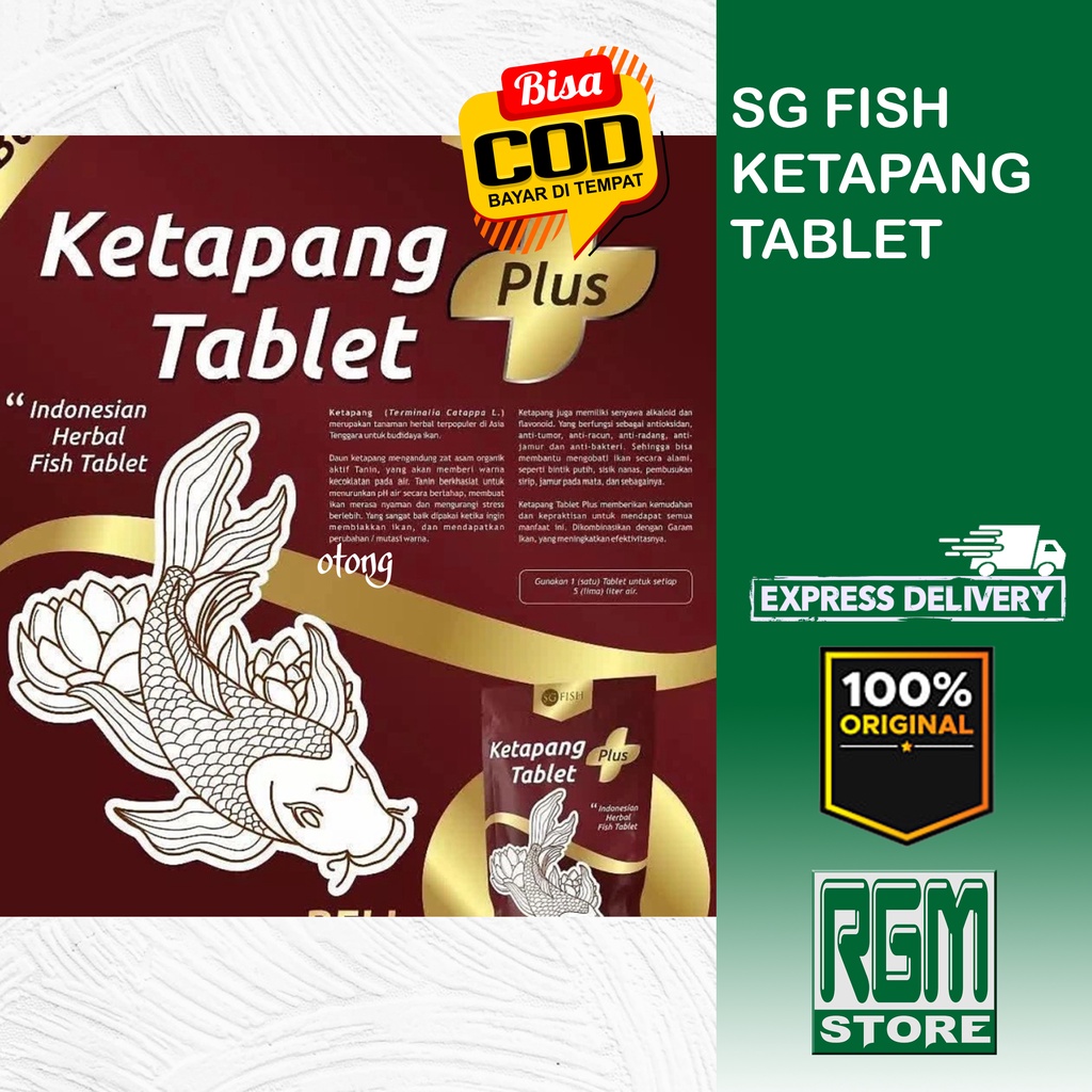 SG FISH KETAPANG TABLET 225 GR 225GR PLUS EKSTRAK VITAMIN C