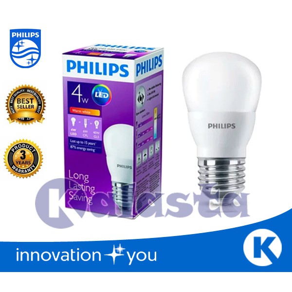 Lampu LED PHILIPS 4W kecil PROMO TERMURAH PHILIPS 4Watt 4 W BERGARANSI