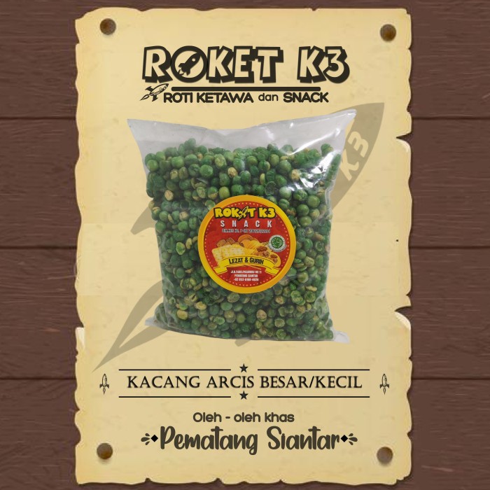 

Kacang Arcis Besar Renyah Enak Gurih Jajanan Cemilan Makanan Ringan