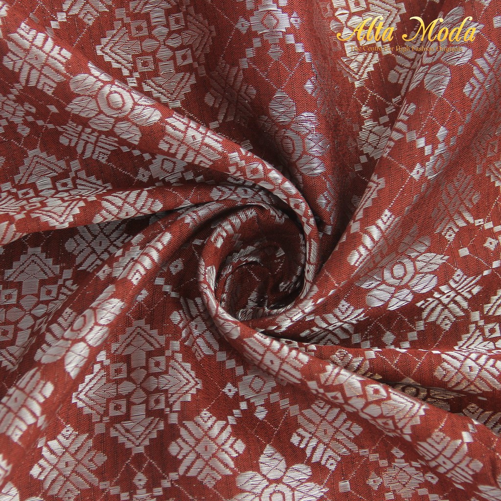 

Alta Moda Songket Motif Palembang Modern Warna Cokelat (1M)