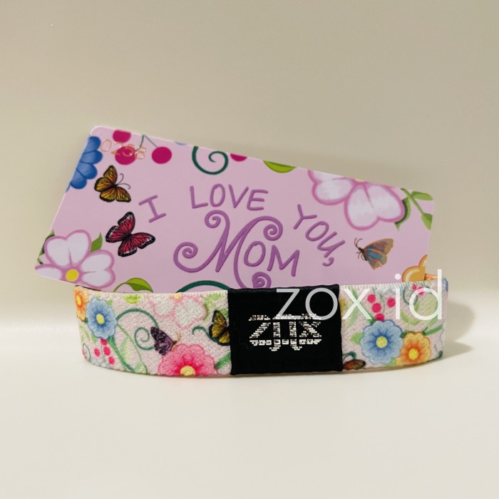 ZOX I Love You Mom Wristband Bracelet Strap Gelang