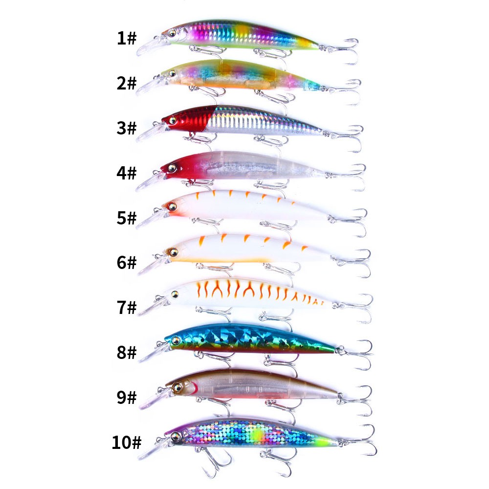 HENGJIA 1 Pieces New Sinking Minnow Umpan Pancing 130mm 36g/39g Swimbait Fishing Lure Bass Wobbler Ikan Kecil Kail 3X strong Memancing Kait