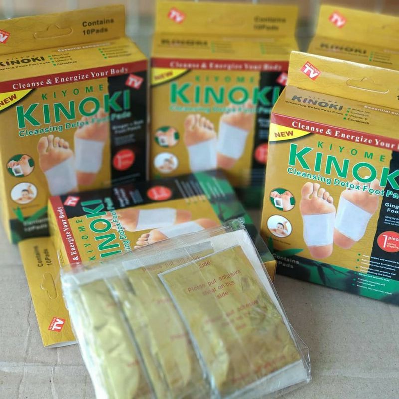 koyo kinoki gold detox kaki herbal original sepasang 2 pcs d3grosir