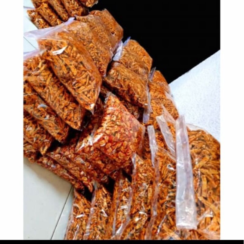 basreng bakso goreng stik gurih renyah keriuk pedas extra aroma daun jeruk isi 500grm cemilan pedas-2