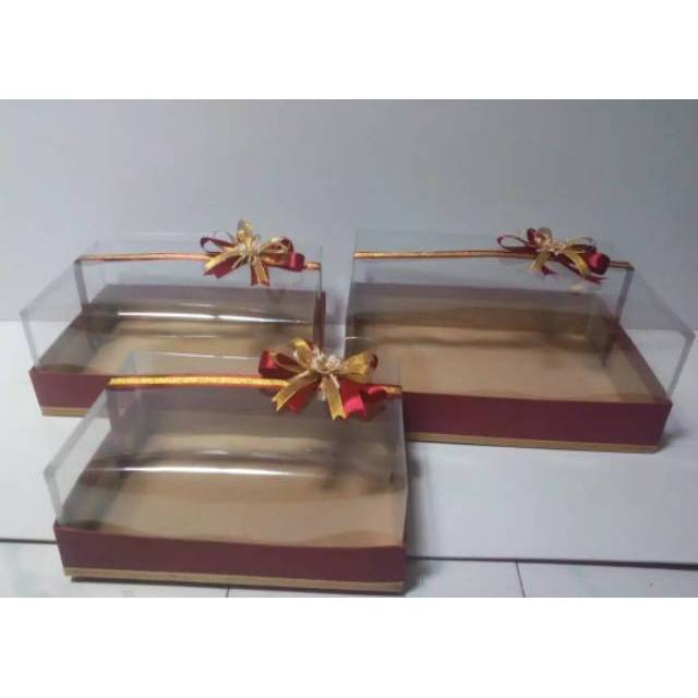 Kotak seserahan mika set isi 3pcs  / box seserahan / kotak lamaran/ box sangjit