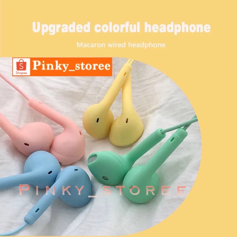 HEADSET / EARPHONE/ HANDSFREE MACARON U19 UNIVERSAL STEREO