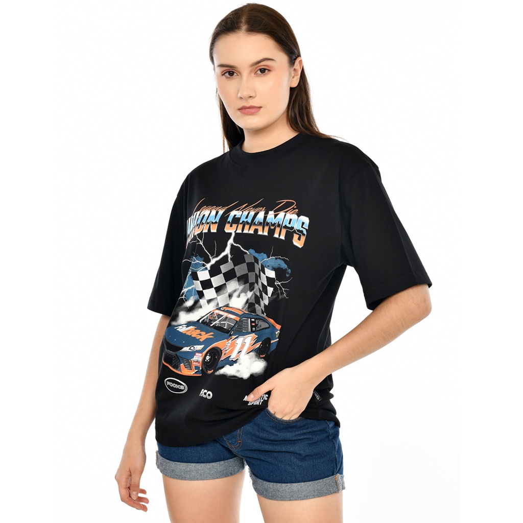 FOLLBACK Racer T-Shirt Union Champs - Kaos Nascar Oversize