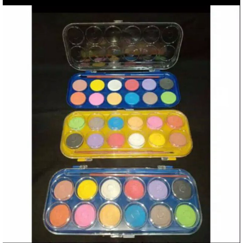 

(HABIBI STORE) Cat Air 12 Warna Water Color K-218