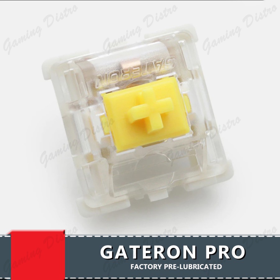 Gateron Pro Yellow Factory Pre-Lube Switch for Mechanical Keyboard