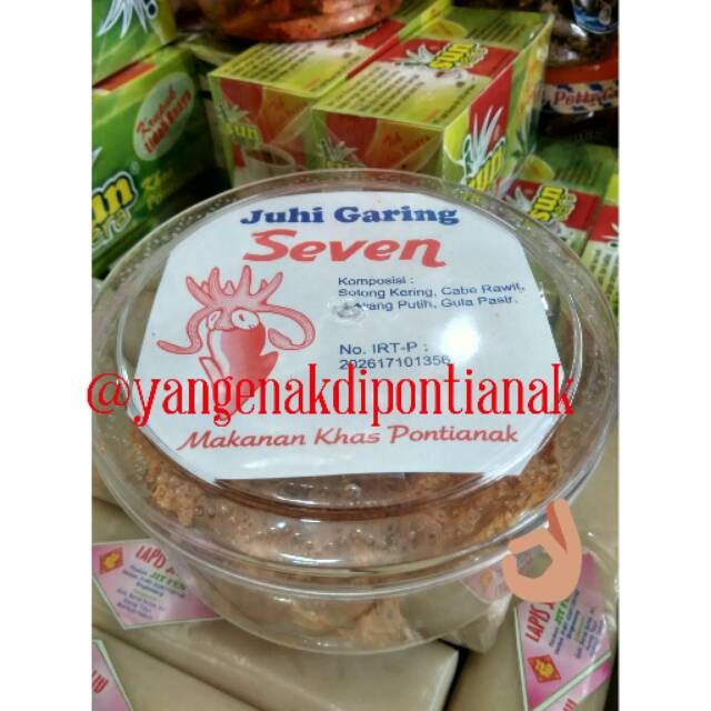 

Juhi (cumi kering) rasa manis sedikit pedas dan garing