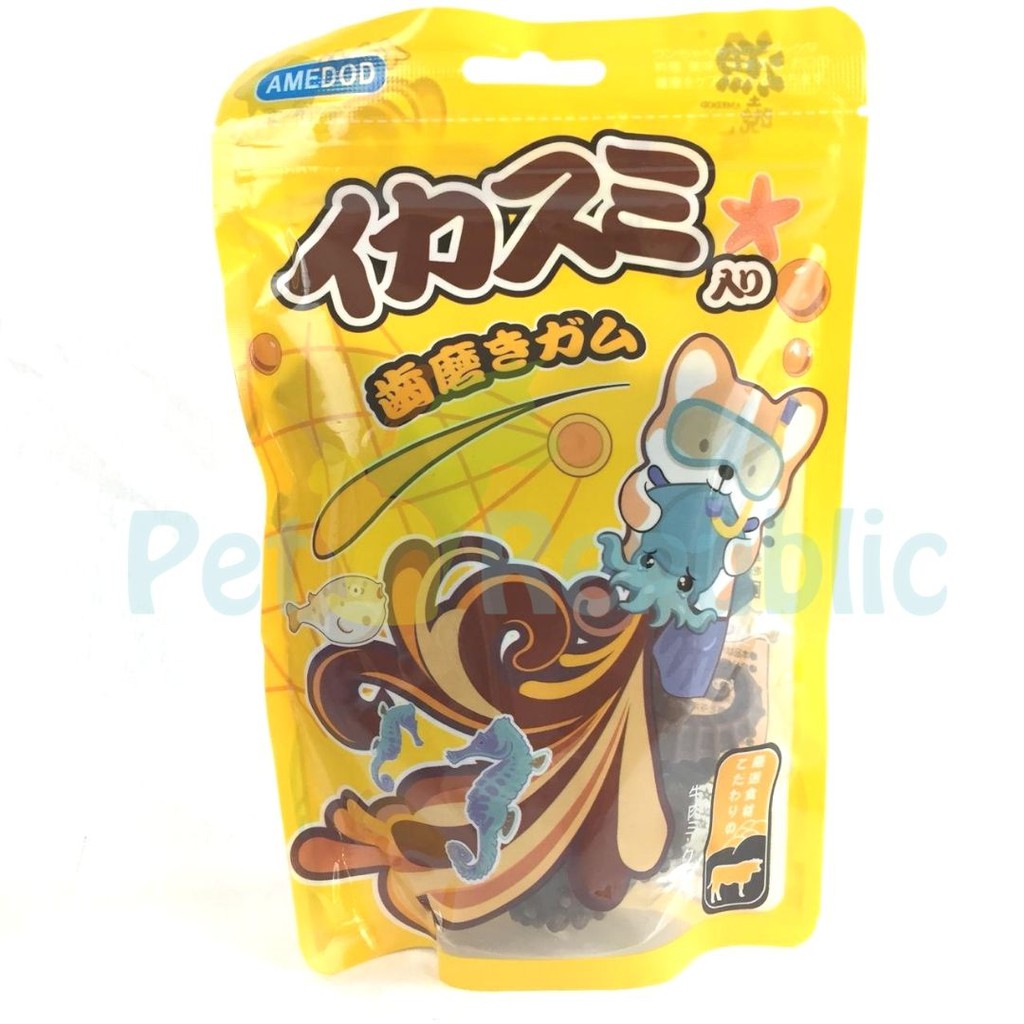 

AMEDOD Dog Dental Chew Cartoon Dental Cleaning Bone 8pcs