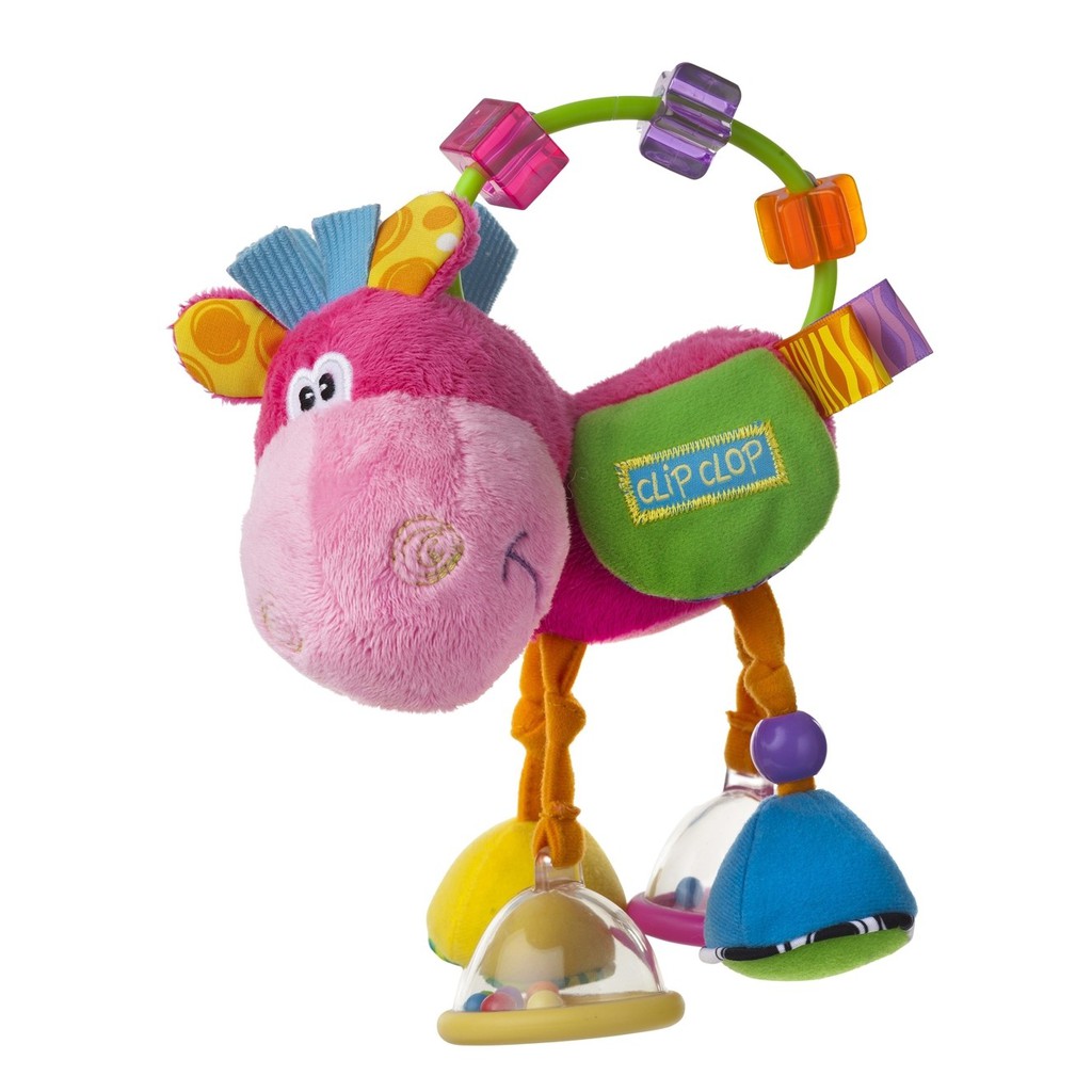 Playgro Clip Clop Activity Rattle 3m+ (Tersedia varian warna)