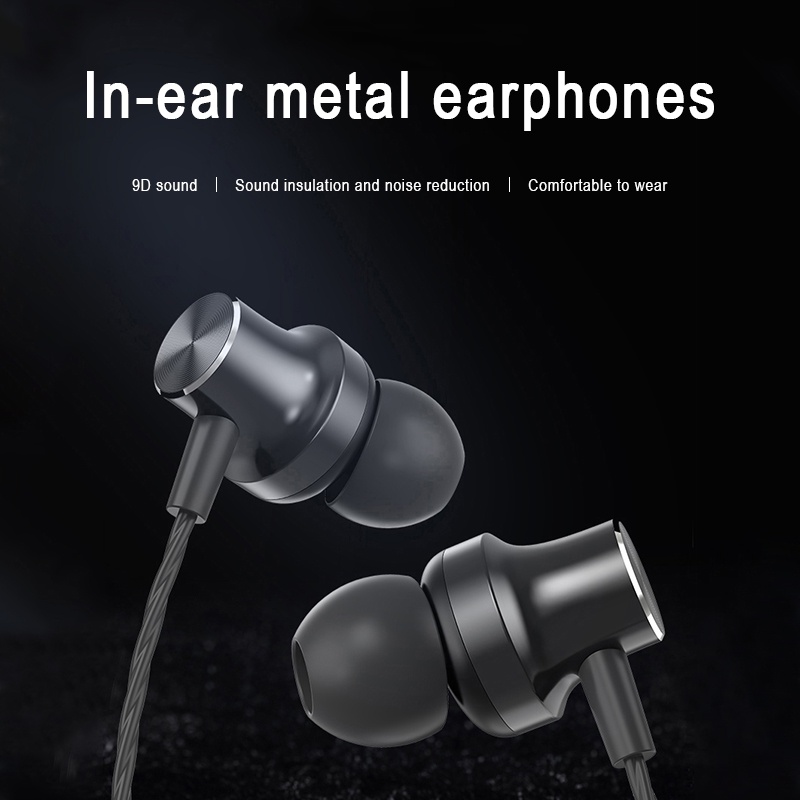 GROTIC Headset Kabel Bass Earphone In-ear 3.5mm A5