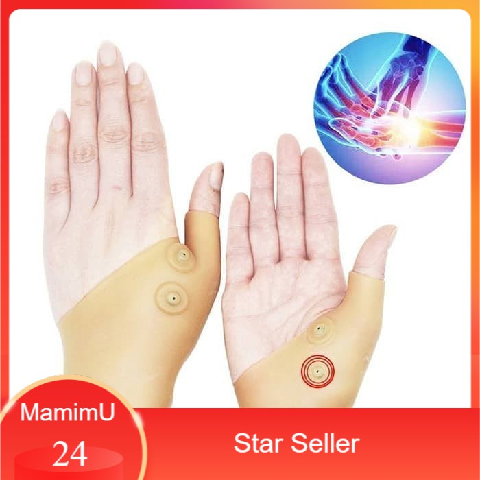 Sarung Tangan Silikon Magnet Terapi Pereda Nyeri Otot Pergelangan Tangan Magnetic Therapy Silicone Shopee Indonesia
