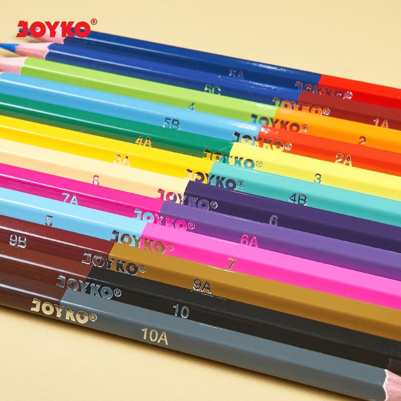 Joyko Bi-Color Pencils 24 Warna joyko color Pensil CP-Bi100 joyko color pensil CP-Bi101 joyko bi color  6 pensil warna joyko 24 warna